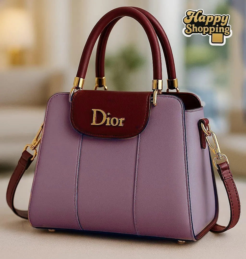 Dior Style Purple Shoulder Bag for Women