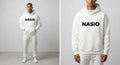 NASIO Premium Off-White Drop-Shoulder Hoodie